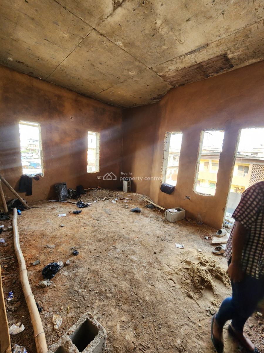 Newly Built 2 Bedroom Flat (65% Completed), Off Adekunle Kuye Via Agbonyin Avenue Surulere Lagos, Adelabu, Surulere, Lagos, Block of Flats for Sale