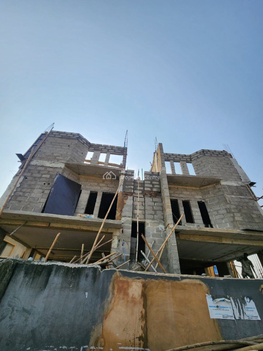 Newly Built 2 Bedroom Flat (65% Completed), Off Adekunle Kuye Via Agbonyin Avenue Surulere Lagos, Adelabu, Surulere, Lagos, Block of Flats for Sale