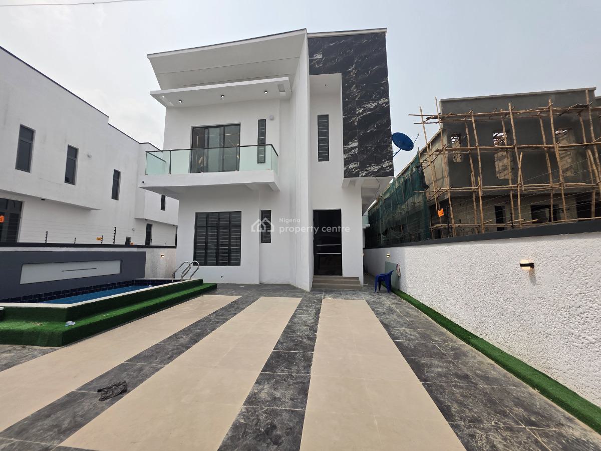Strategically Located Luxury 5 Bedroom Detached Duplex with Pool, Ikota, Lekki, Lagos, Detached Duplex for Sale