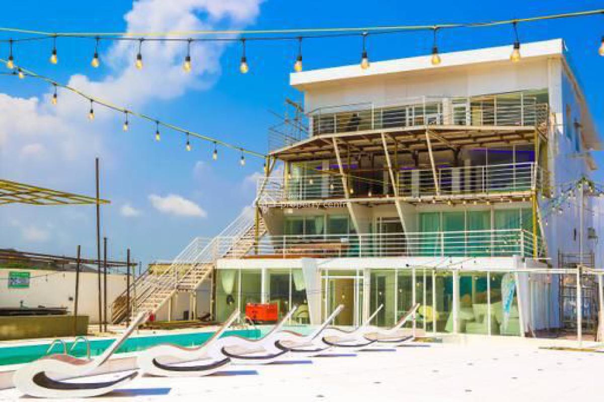 Beach Club House + 16 Rooms Sitting on 4,000 Sqm of Land, Off Abraham Adesanya, Ajah, Lagos, Commercial Property for Sale