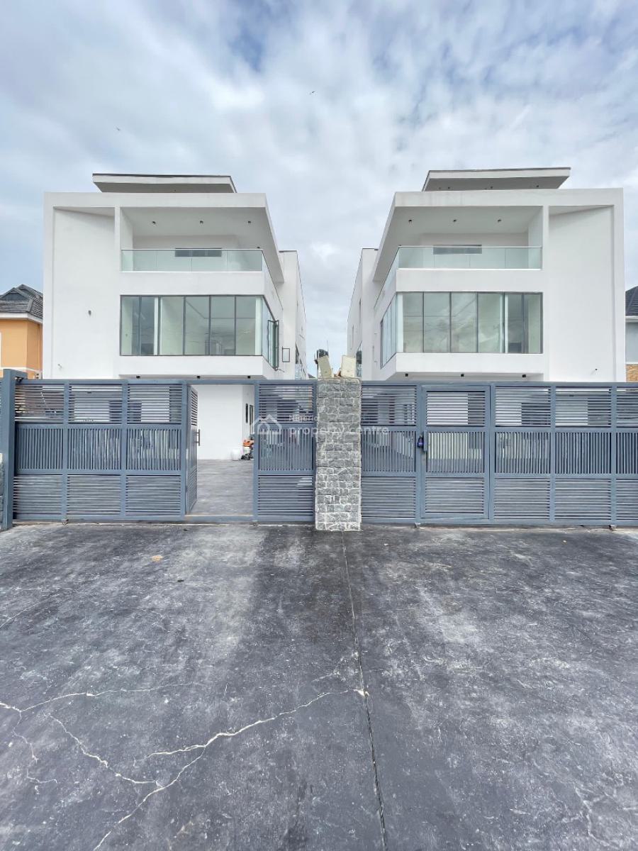 Brand New Contemporary 5bedroom Fully Detached Duplex with a Room Bq, Lekki Phase 1, Lekki, Lagos, Detached Duplex for Sale
