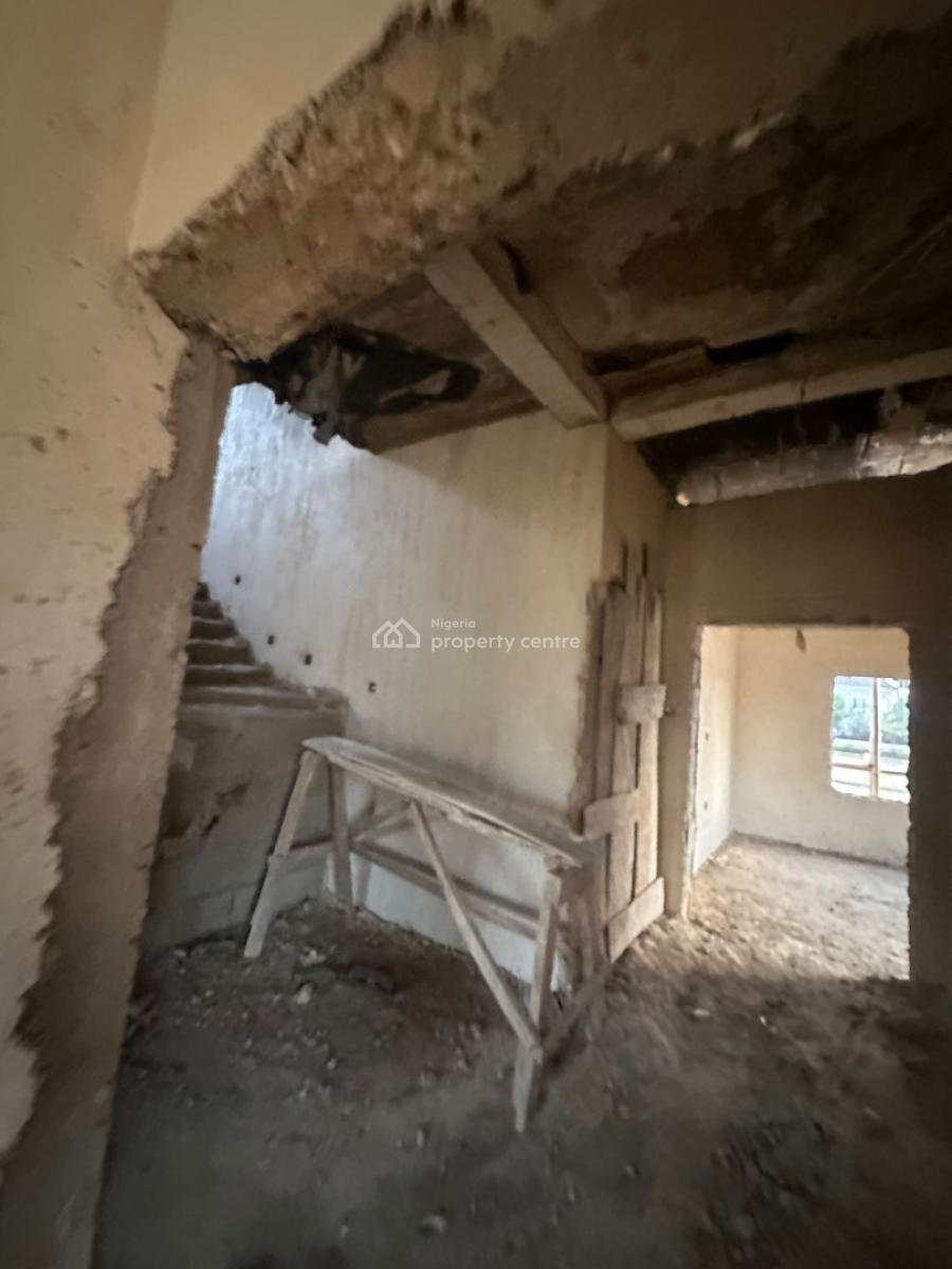 Excellent Spacious 5 Bedroom Duplex Carcass, Copa Cubana Axis, Lokogoma District, Abuja, Semi-detached Duplex for Sale