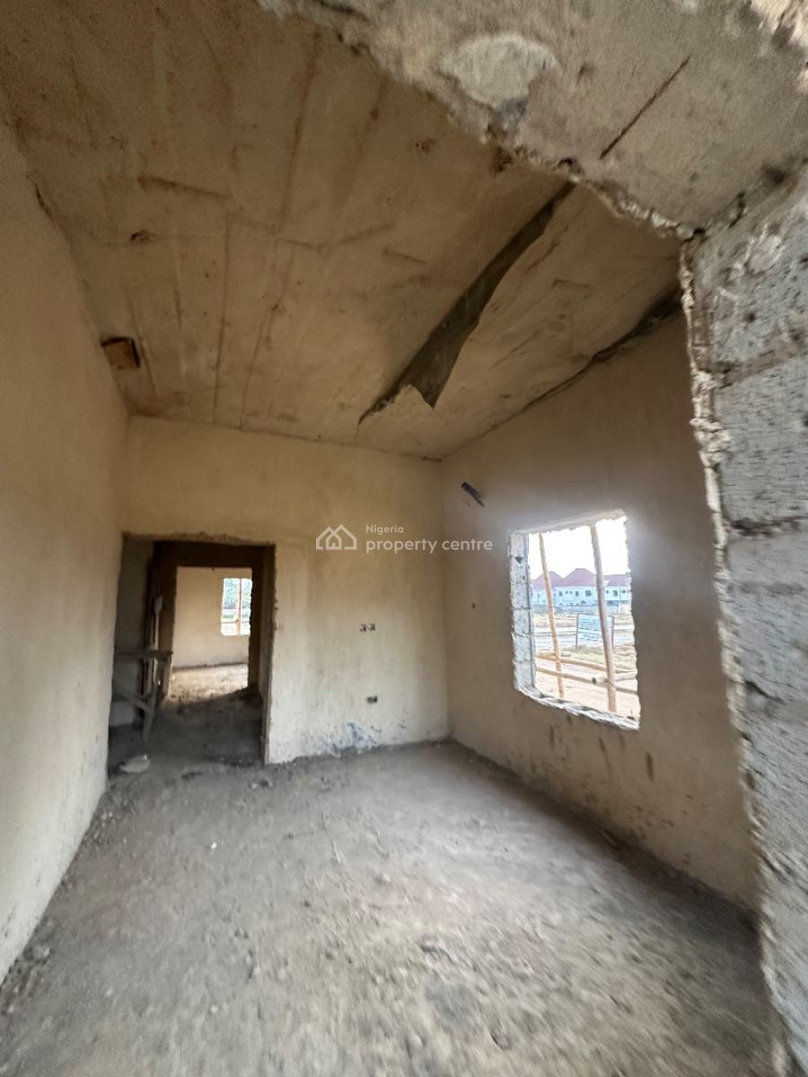 Excellent Spacious 5 Bedroom Duplex Carcass, Copa Cubana Axis, Lokogoma District, Abuja, Semi-detached Duplex for Sale