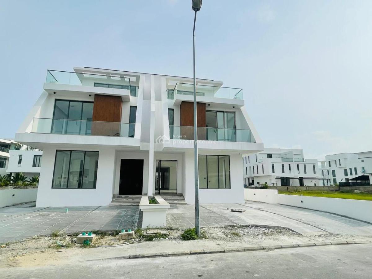 Luxuriously Built 5 Bedroom Semi Detached Duplex with Government Consent, Cowrie Creek Estate, Lekki, Lagos, Semi-detached Duplex for Sale