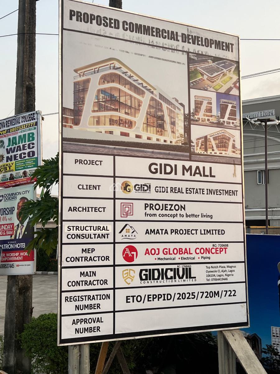 Gidi Mall, Sangotedo, Ajah, Lagos, Shop for Sale