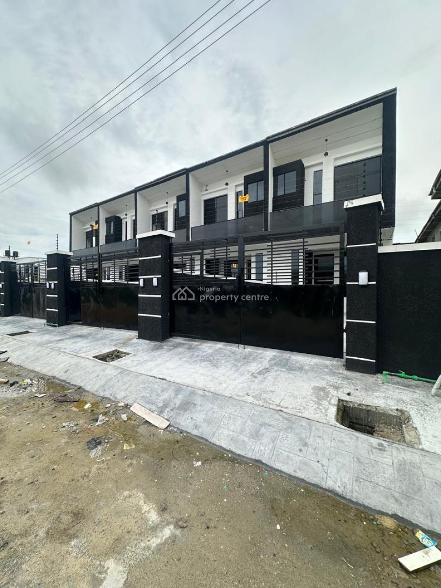 Affordable 4 Bedroom Terrace Duplex with Seperate Gate, Ikota, Lekki, Lagos, Terraced Duplex for Sale