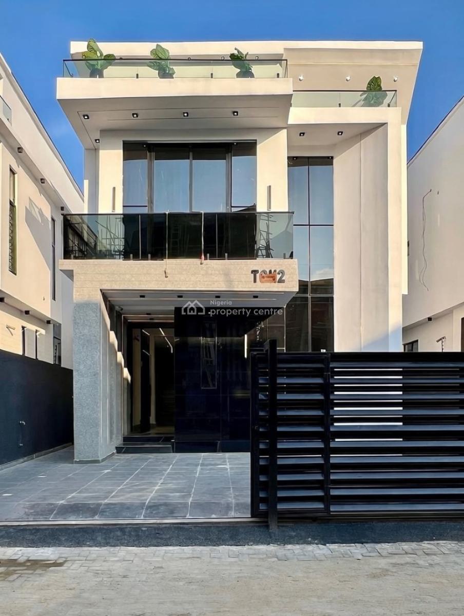 Contemporary Designed 5 Bedroom Fully Detached Duplex, Chevron, Lekki, Lagos, Detached Duplex for Sale