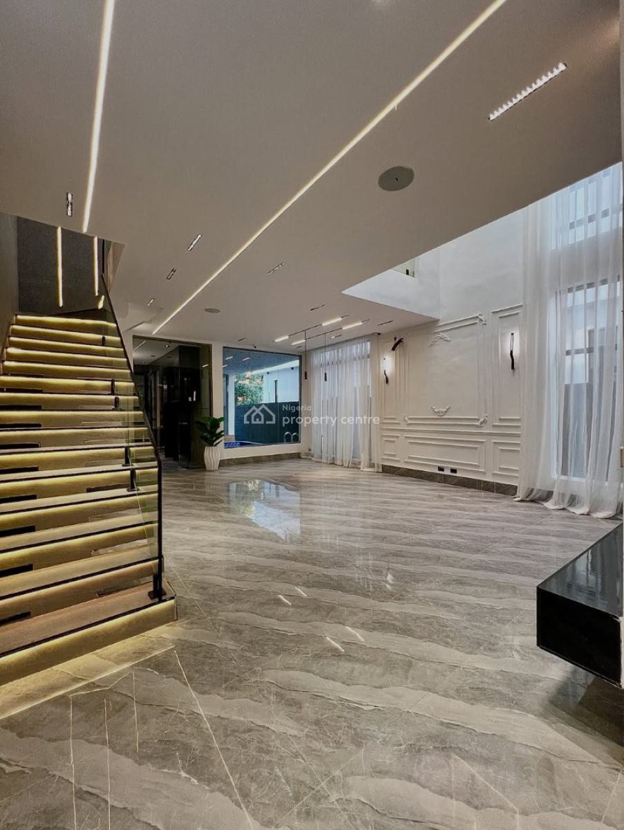 Contemporary Designed 5 Bedroom Fully Detached Duplex, Chevron, Lekki, Lagos, Detached Duplex for Sale