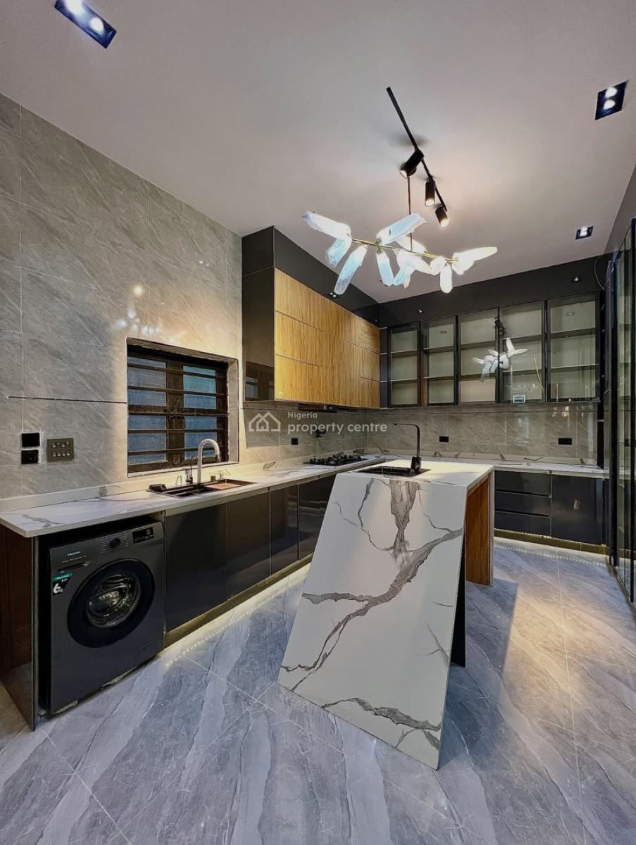 Contemporary Designed 5 Bedroom Fully Detached Duplex, Chevron, Lekki, Lagos, Detached Duplex for Sale