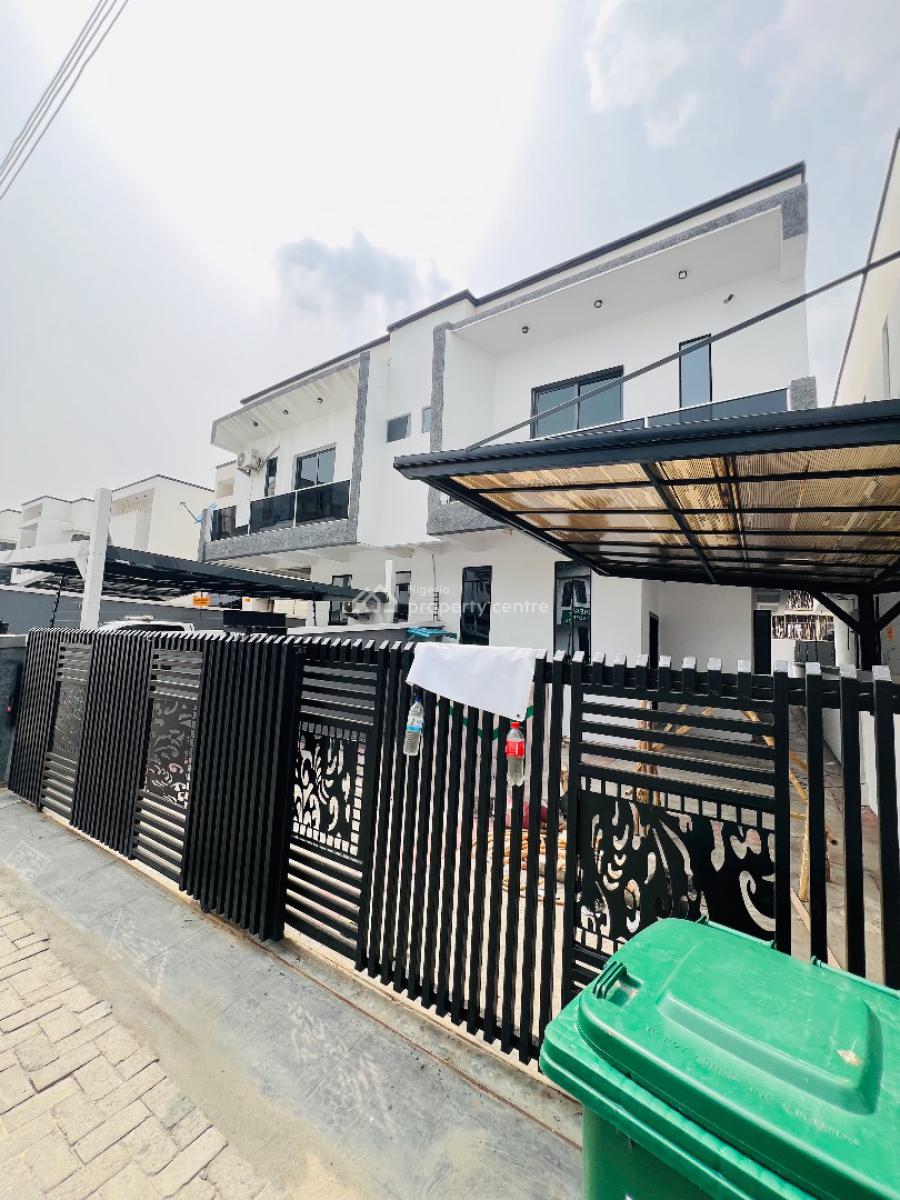 Contemporary 4 Bedroom Semi Detached Duplex, Chevron, Lekki, Lagos, Semi-detached Duplex for Rent