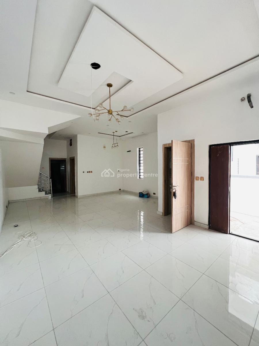 Contemporary 4 Bedroom Semi Detached Duplex, Chevron, Lekki, Lagos, Semi-detached Duplex for Rent