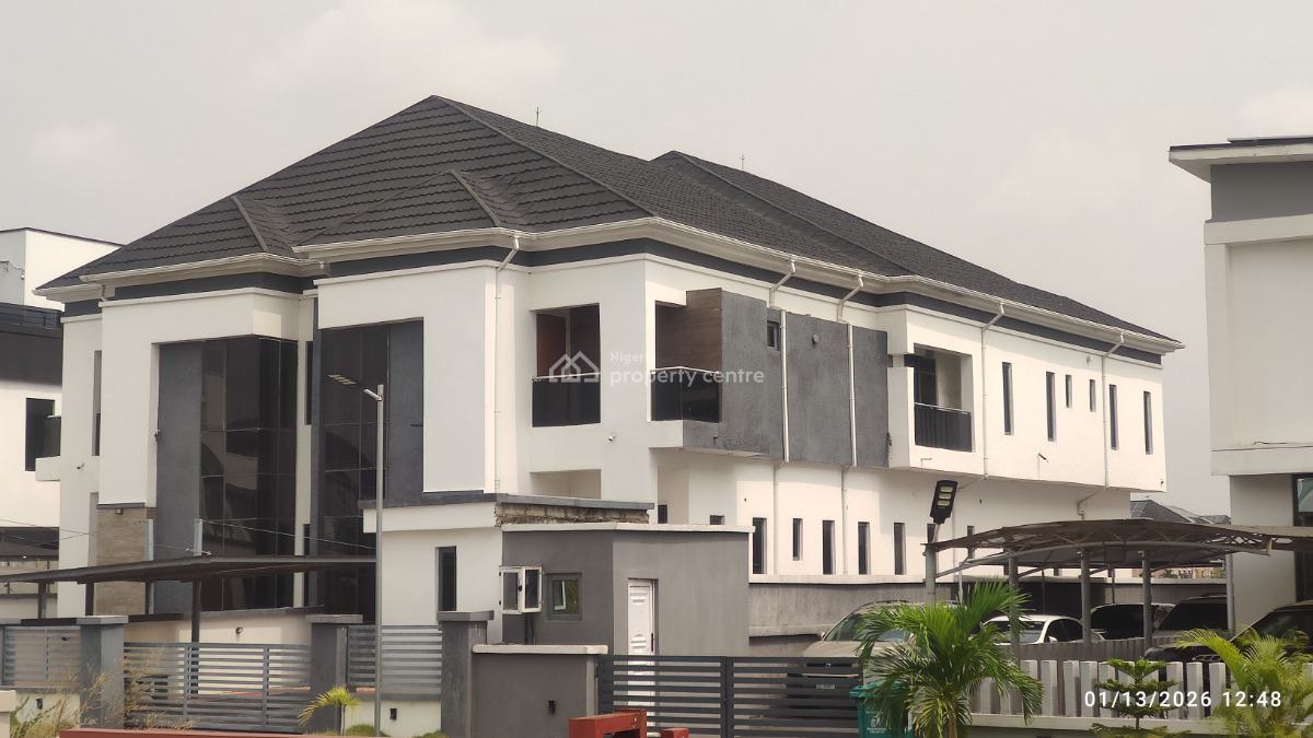 Luxury 5 Bedrooms Semi Detached Duplex with Bq in a Beautiful Estate, Royal Garden Estate, Ajah, Lagos, Semi-detached Duplex for Sale