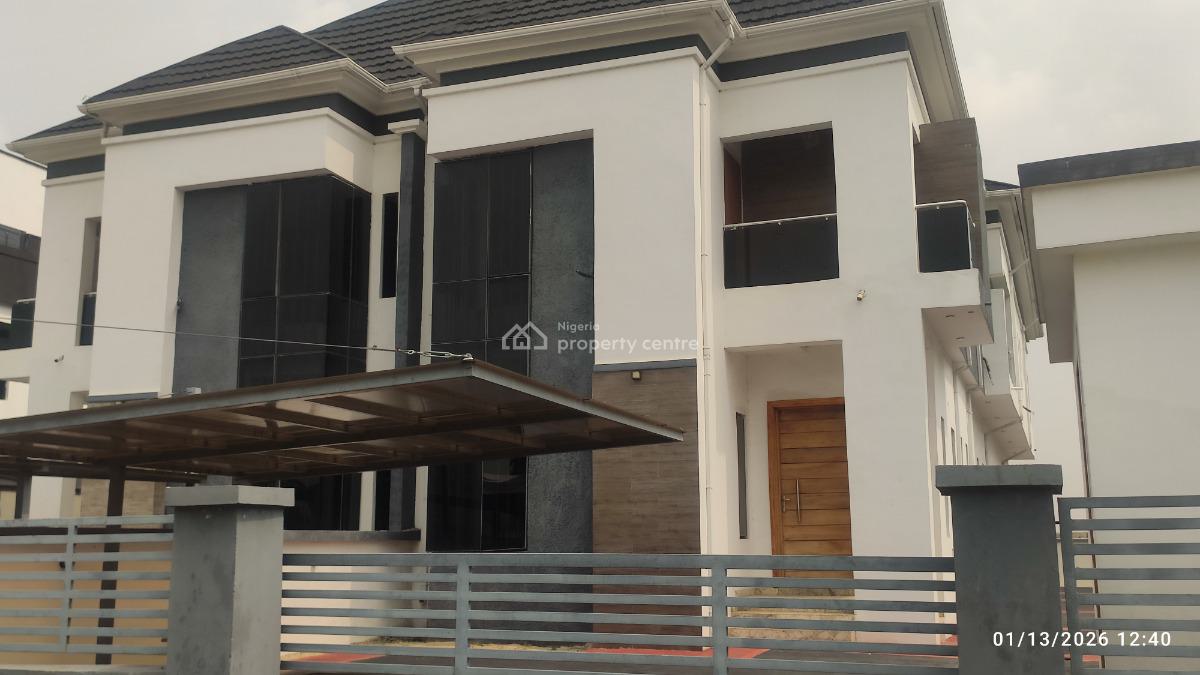Luxury 5 Bedrooms Semi Detached Duplex with Bq in a Beautiful Estate, Royal Garden Estate, Ajah, Lagos, Semi-detached Duplex for Sale