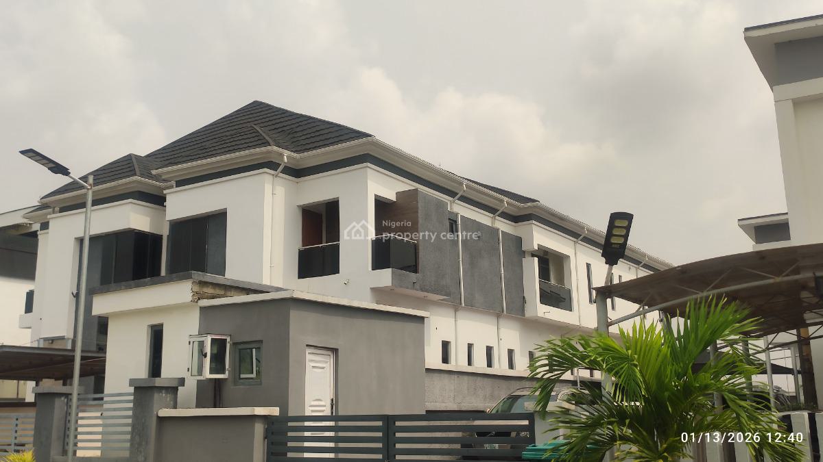 Luxury 5 Bedrooms Semi Detached Duplex with Bq in a Beautiful Estate, Royal Garden Estate, Ajah, Lagos, Semi-detached Duplex for Sale