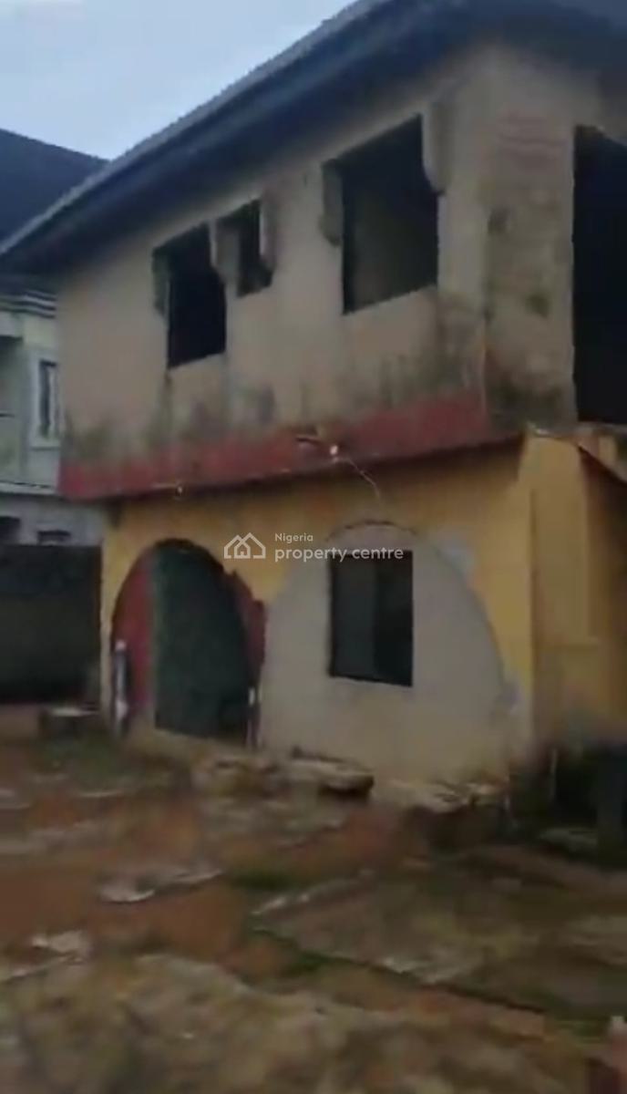 a Solid Building Sitting on a Full Plot of Land, Dalemo, Alakuko, Ifako-ijaiye, Lagos, House for Sale