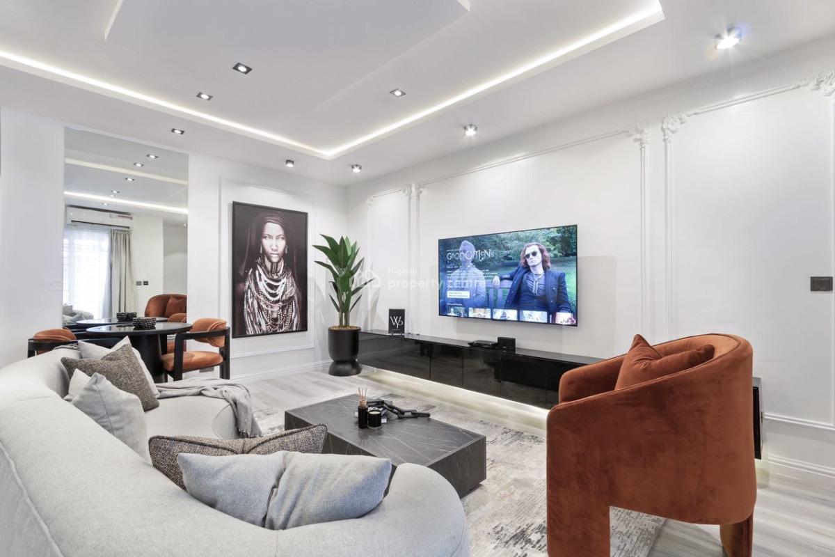 Brand New Smart 2 Bedroom Maisonette Apartment with Ps5, Lekki Phase 1, Lekki, Lagos, Flat / Apartment Short Let