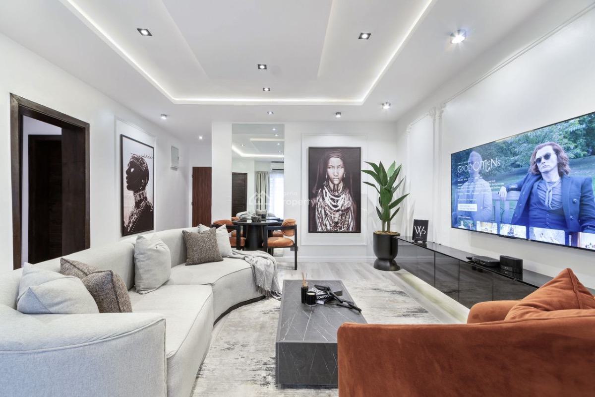 Brand New Smart 2 Bedroom Maisonette Apartment with Ps5, Lekki Phase 1, Lekki, Lagos, Flat / Apartment Short Let