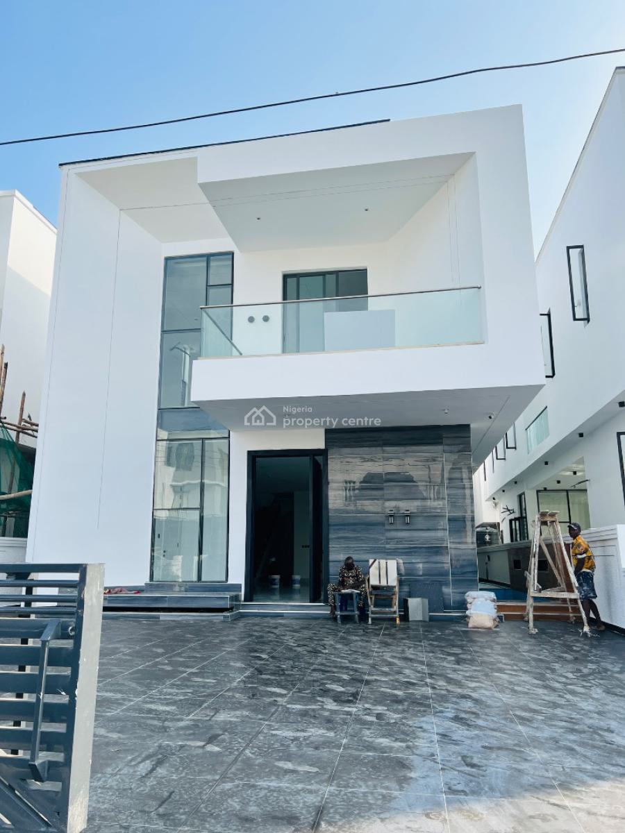 Luxury 5 Bedroom Detached Duplex with a Swimming Pool and a Bq, Lekki County Estate, Ikota, Lekki, Lagos, Detached Duplex for Sale