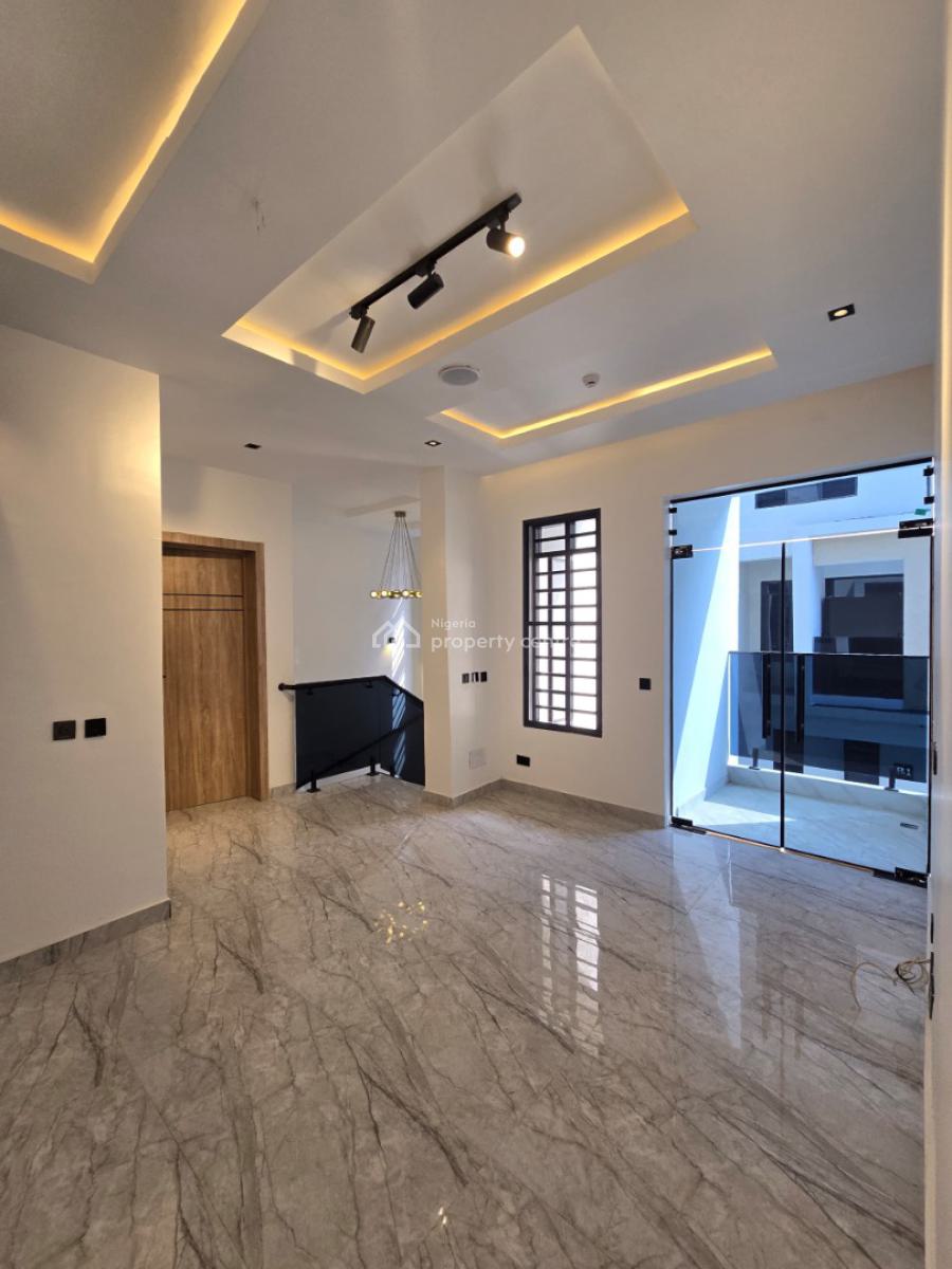 Luxury Serviced 4 Bedroom Terrace with a Room Bq, Lekki Phase 1, Lekki, Lagos, Terraced Duplex for Sale