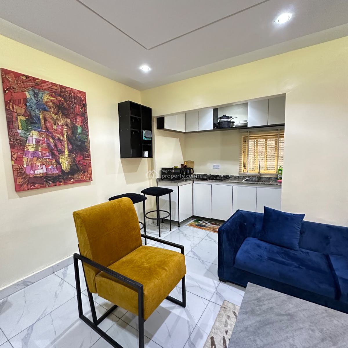 1 Bedroom Apartment, Garki, Abuja, Mini Flat (room and Parlour) Short Let