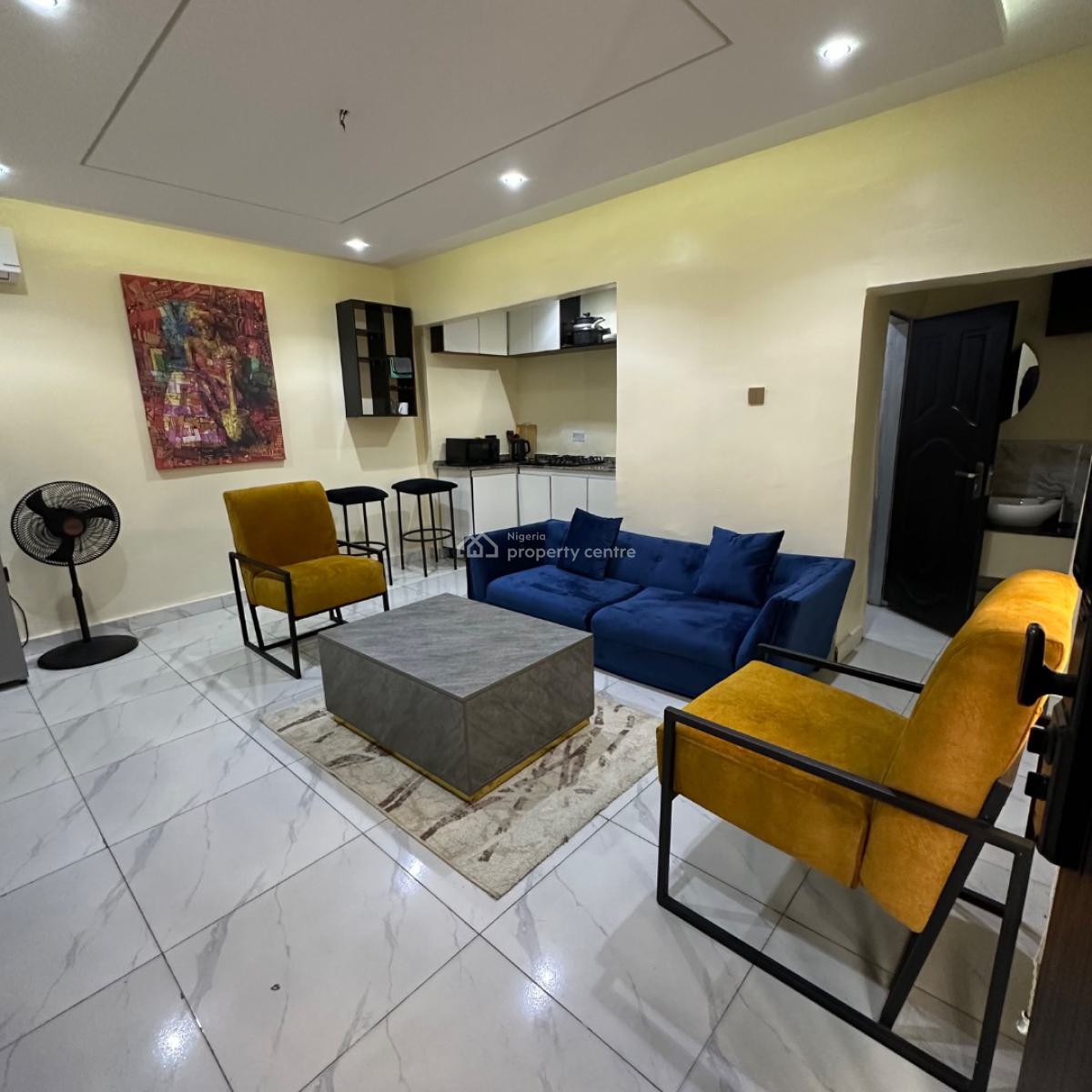 1 Bedroom Apartment, Garki, Abuja, Mini Flat (room and Parlour) Short Let