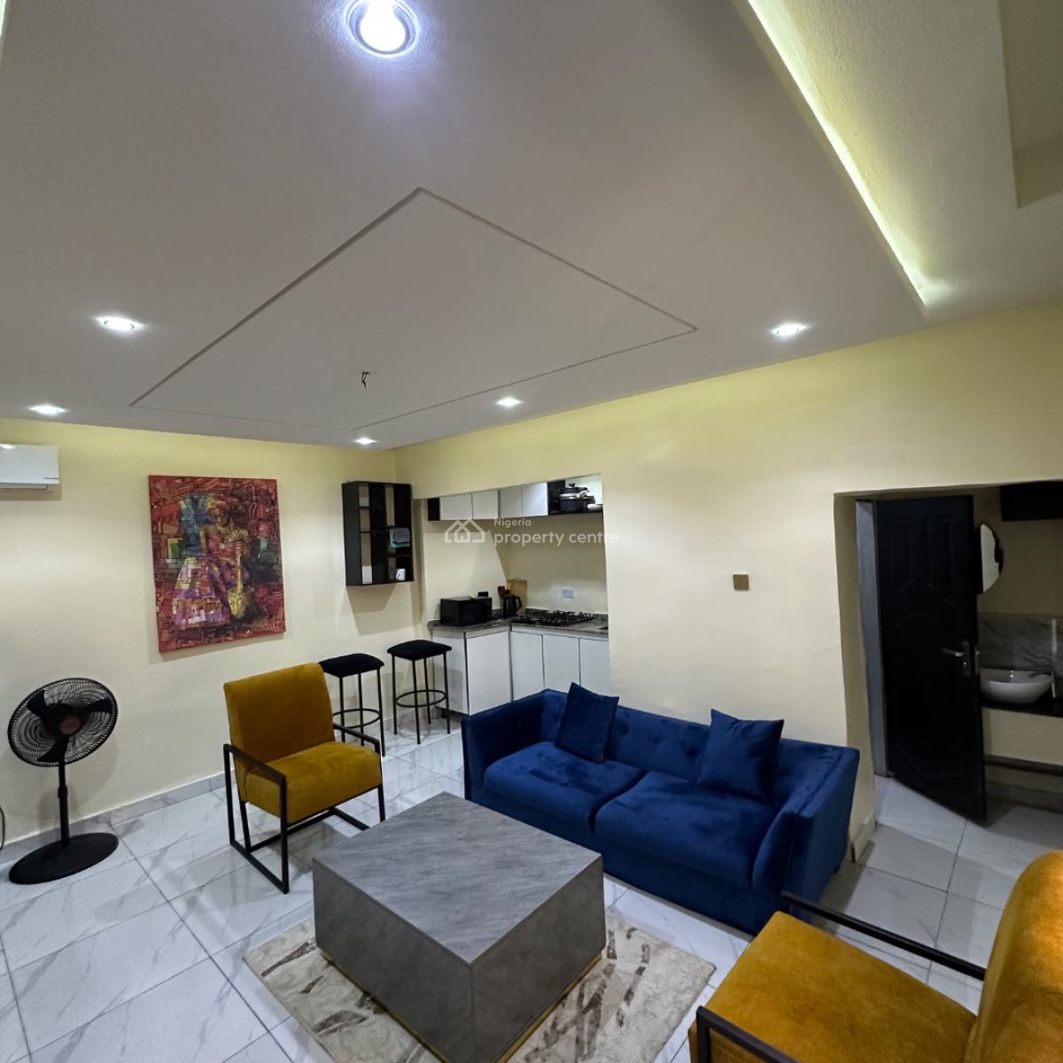 1 Bedroom Apartment, Garki, Abuja, Mini Flat (room and Parlour) Short Let