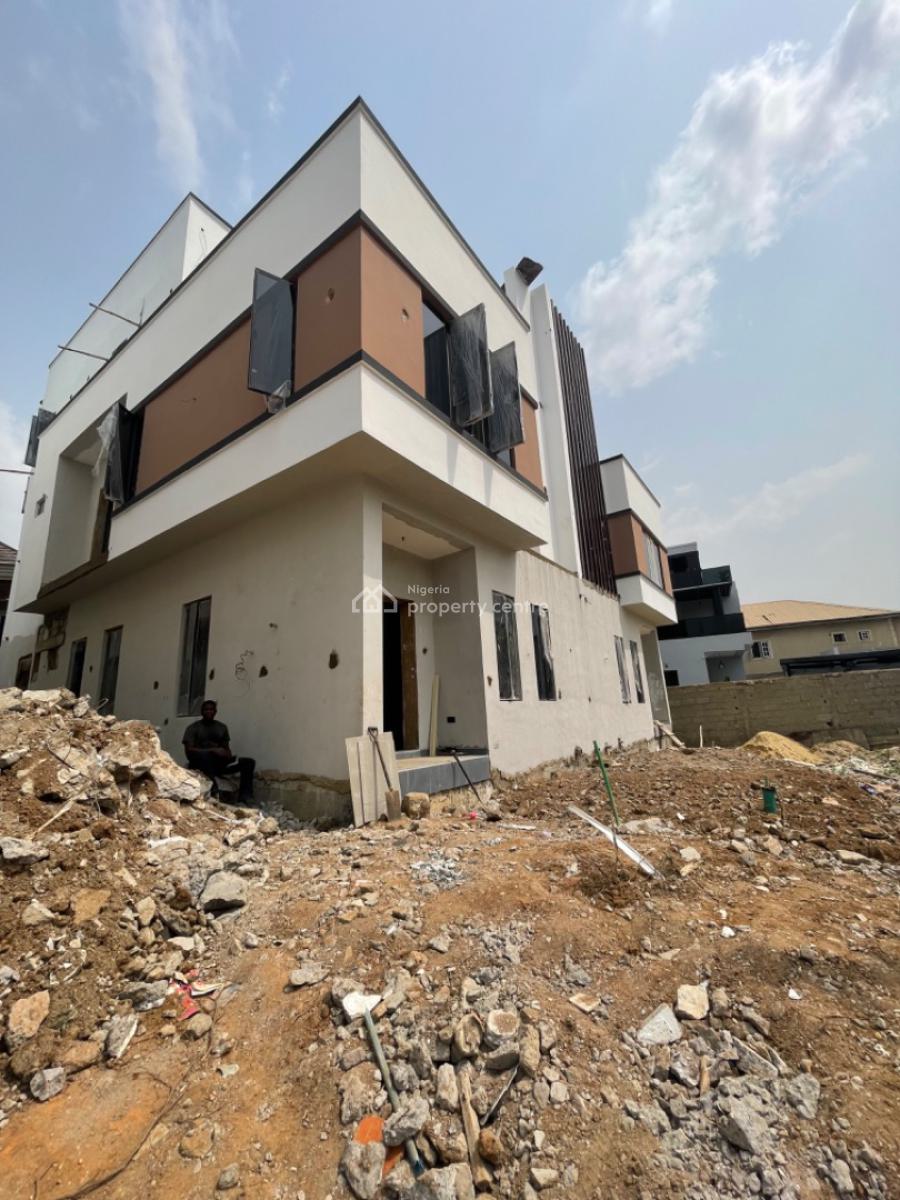 Nice 4 Bedroom Home with a Bq, Gbagada, Lagos, Semi-detached Duplex for Sale