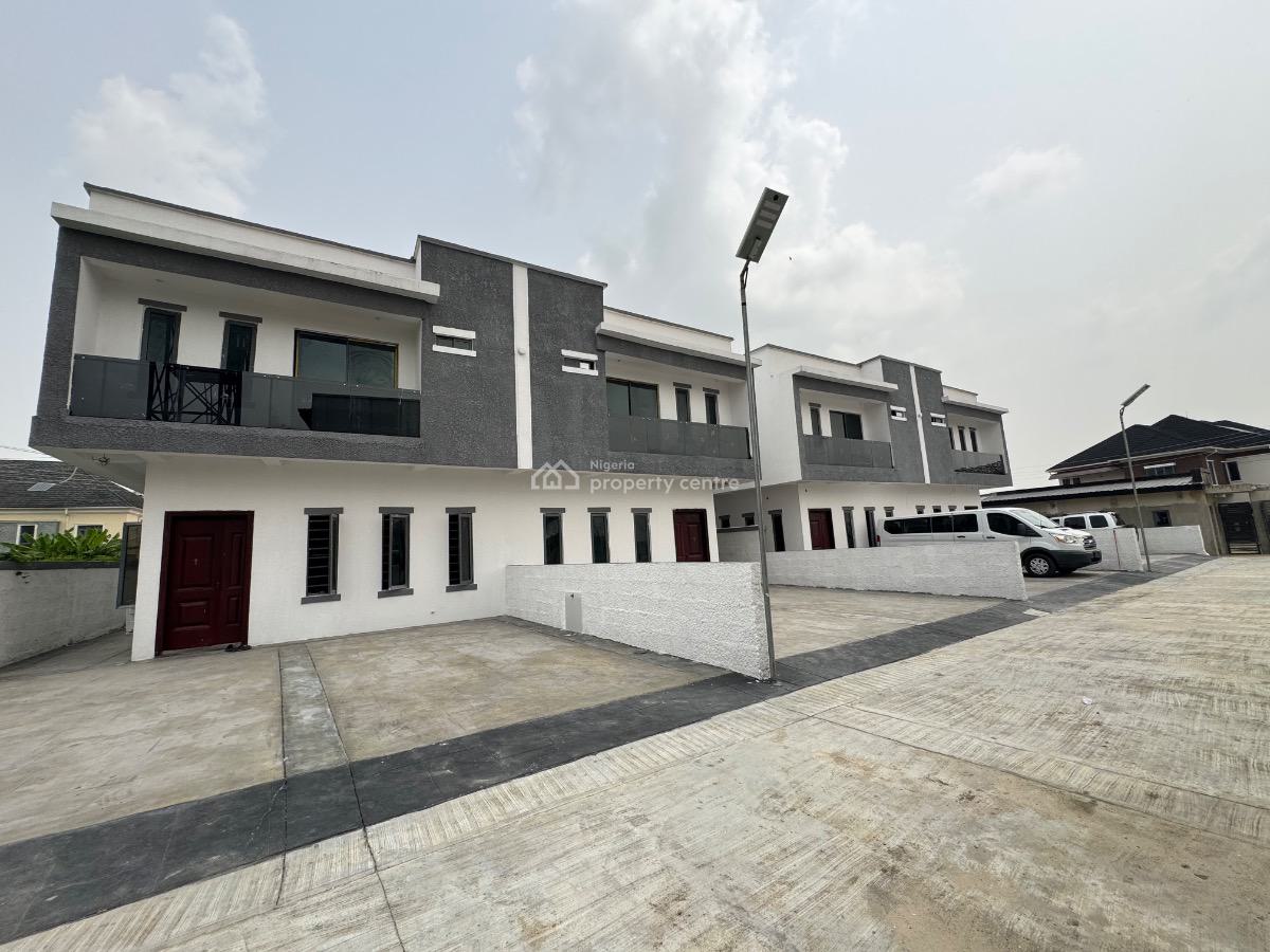 Luxury 4 Bedroom  Terrace with Swimming Pool and Gym, Ajah, Lagos, Semi-detached Duplex for Sale