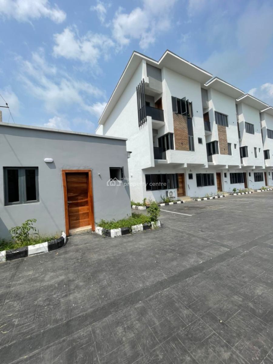 4 Bedroom Terrace Duplex with Bq, Gym and Swimming Pool, Lekki Phase 1, Lekki, Lagos, Terraced Duplex for Rent