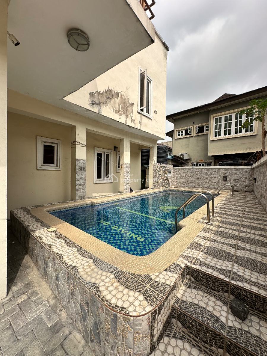 Contemporary 4 Bedroom Duplex with Swimming Pool and Bq, Lekki Phase 1, Lekki, Lagos, Commercial Property for Rent