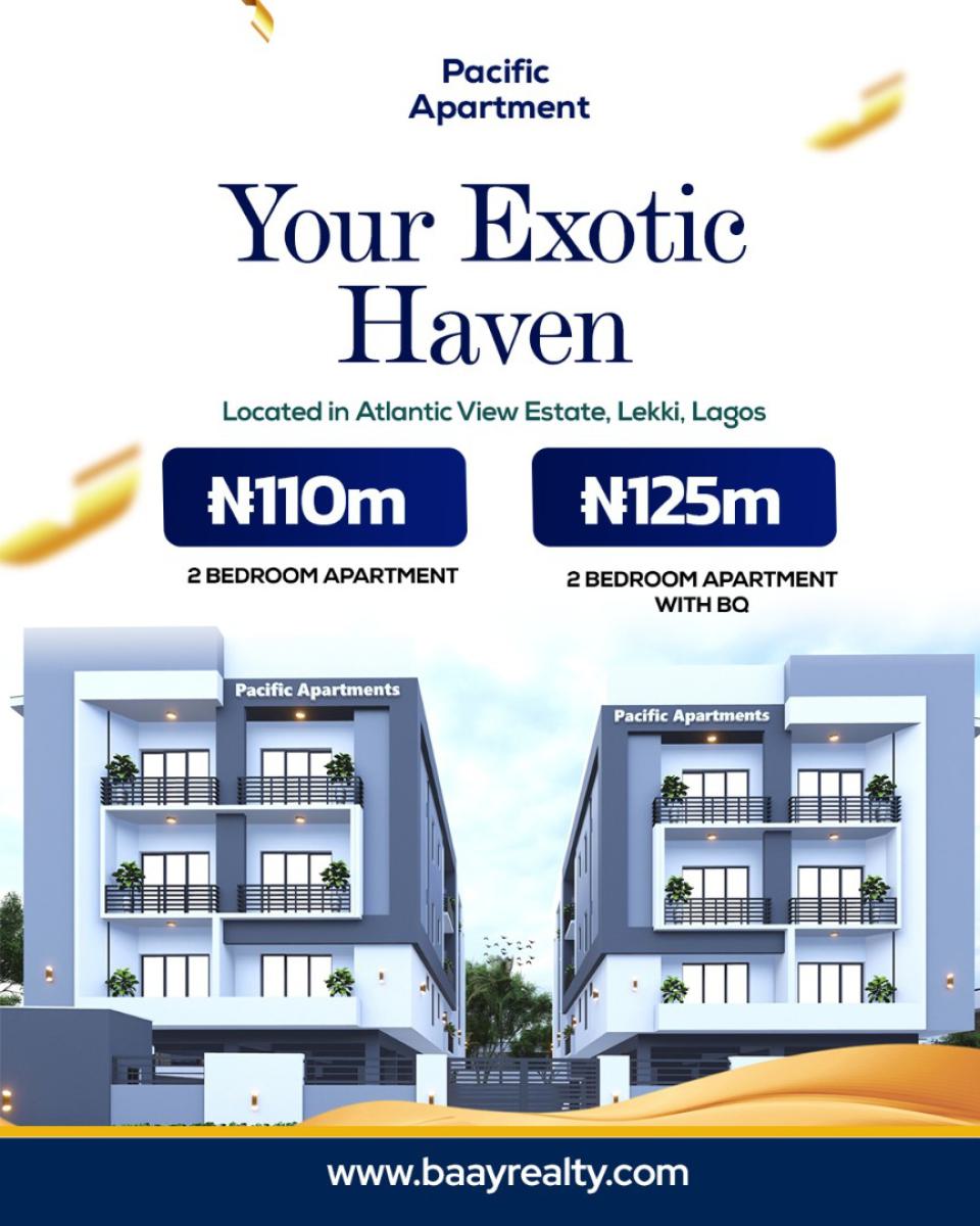 2 Bedroom with Bq, Lekki, Lagos, Flat / Apartment for Sale
