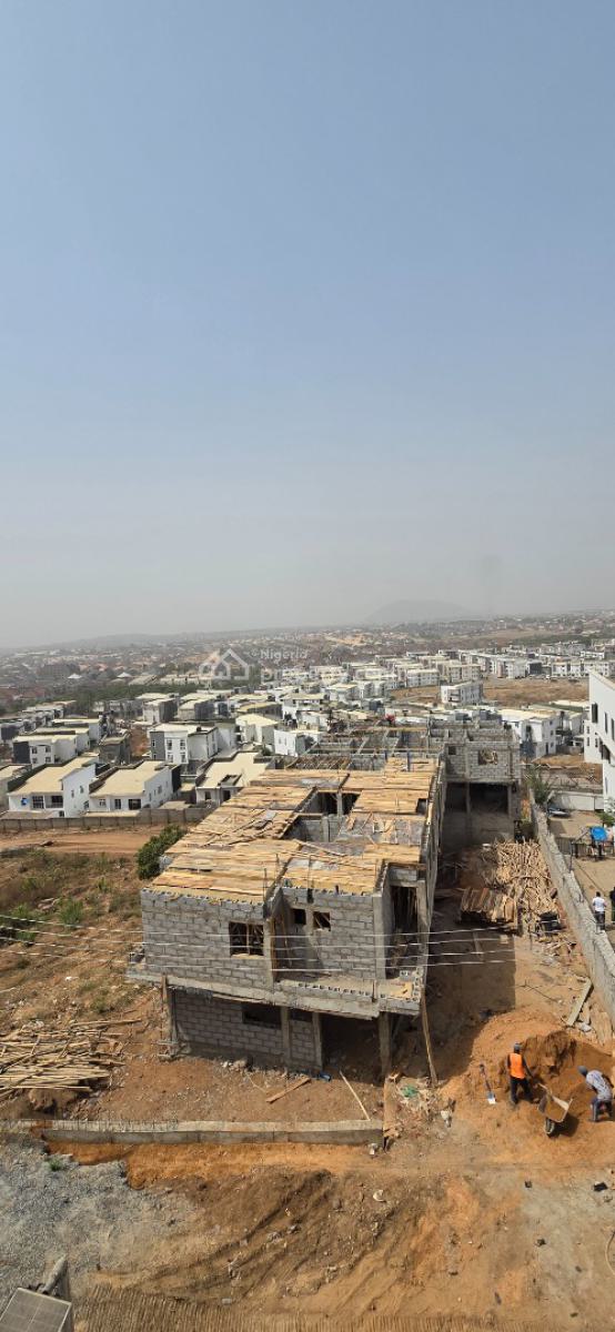 4 Bedroom Semi Finished Terrace Duplex  with Bq, Hillside Estate, Gwarinpa, Abuja, Terraced Duplex for Sale