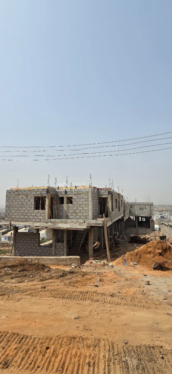 4 Bedroom Semi Finished Terrace Duplex  with Bq, Hillside Estate, Gwarinpa, Abuja, Terraced Duplex for Sale