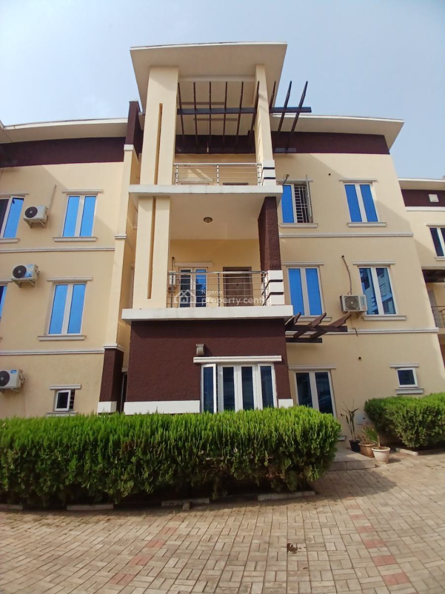 Under Renovation 4 Bedroom Terraced Duplex with 1 Room, Diplomatic Zone, Asokoro District, Abuja, Terraced Duplex for Rent