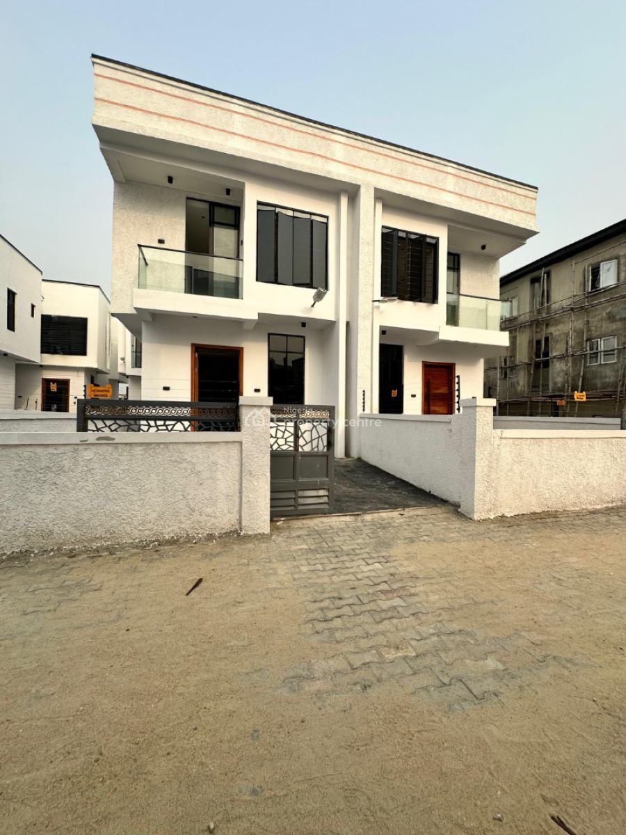 3 Bedroom Semi Detached Duplex with Bq, Ikota, Lekki, Lagos, Semi-detached Duplex for Sale
