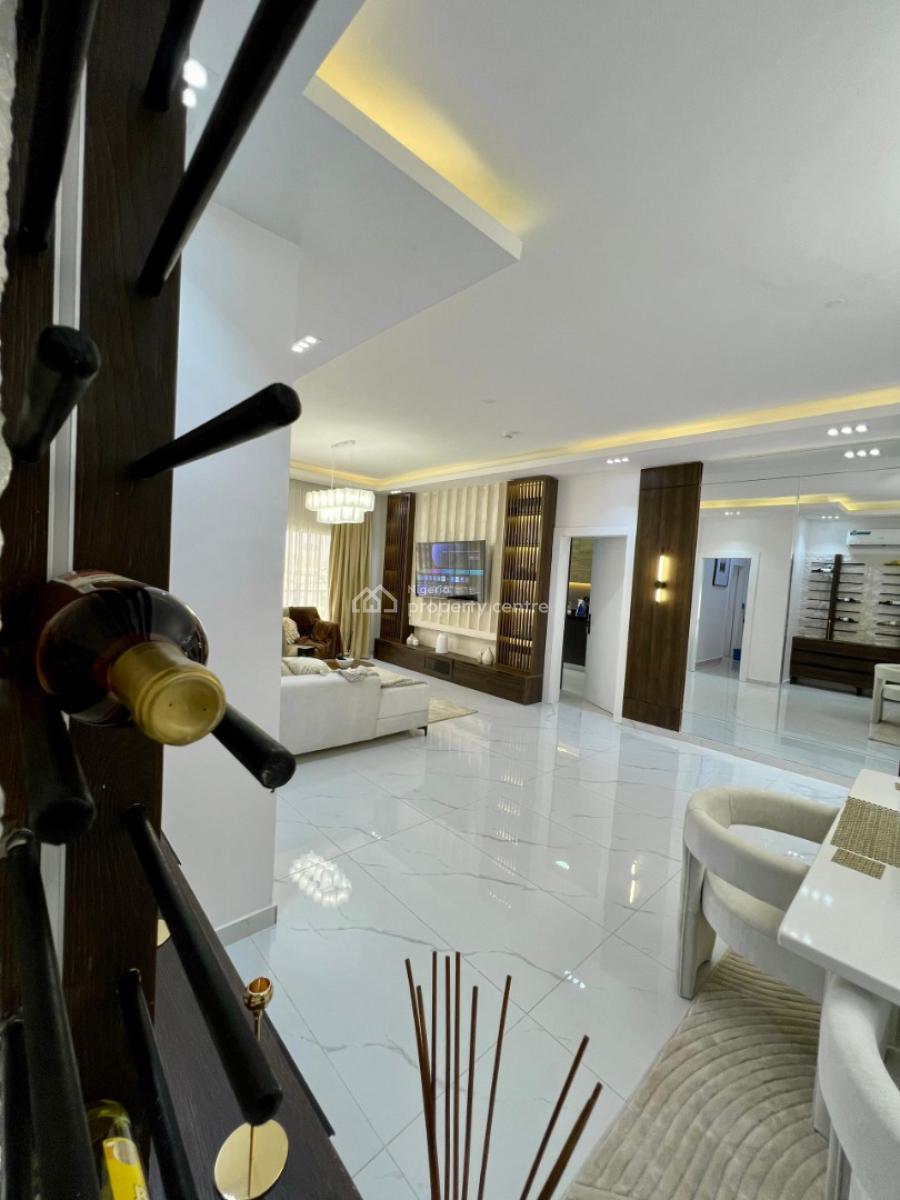 Furnished 3-bedroom City-view Apartment on The 6th Floor, Off Ajose Adeogun, Victoria Island (vi), Lagos, Flat / Apartment for Rent