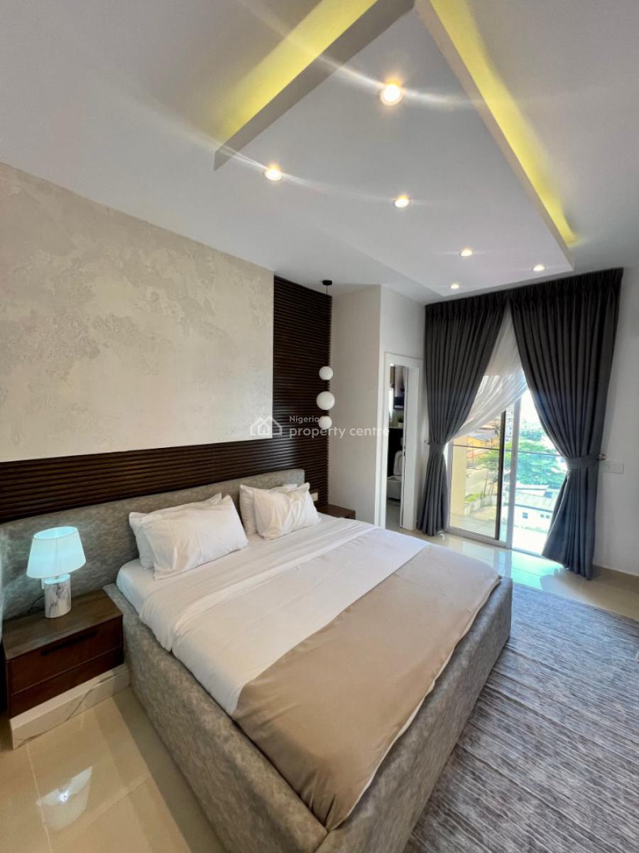 Furnished 3-bedroom City-view Apartment on The 6th Floor, Off Ajose Adeogun, Victoria Island (vi), Lagos, Flat / Apartment for Rent