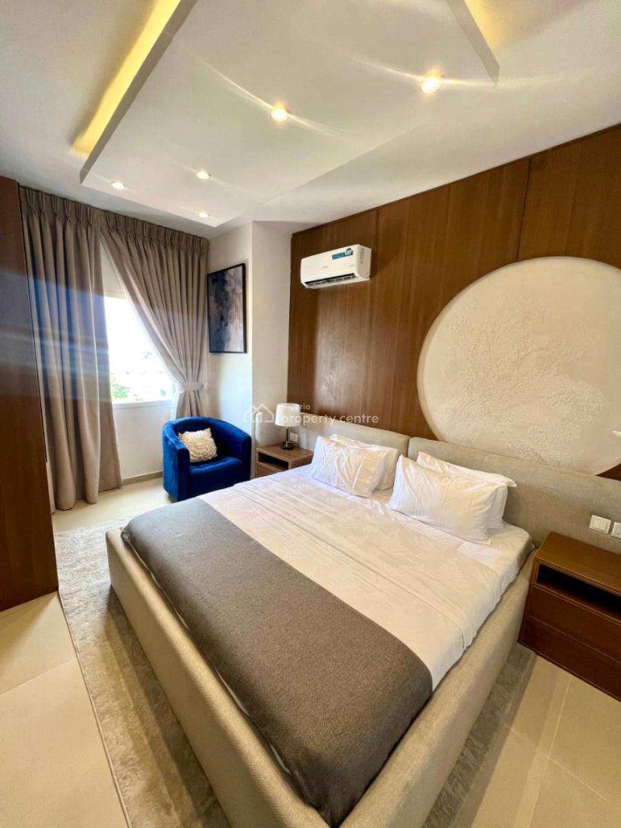 Furnished 3-bedroom City-view Apartment on The 6th Floor, Off Ajose Adeogun, Victoria Island (vi), Lagos, Flat / Apartment for Rent