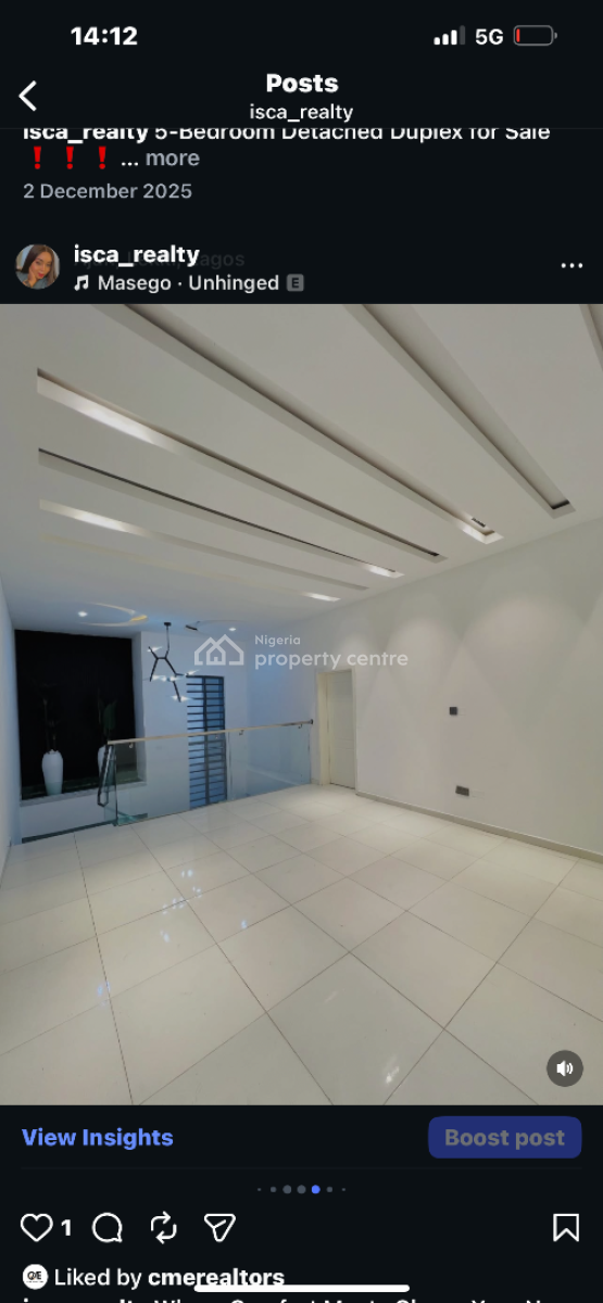 Exquisite 4 Bedroom Detached Duplex with Pool in a Secure Estate, Sangotedo, Ajah, Lagos, Detached Duplex for Sale