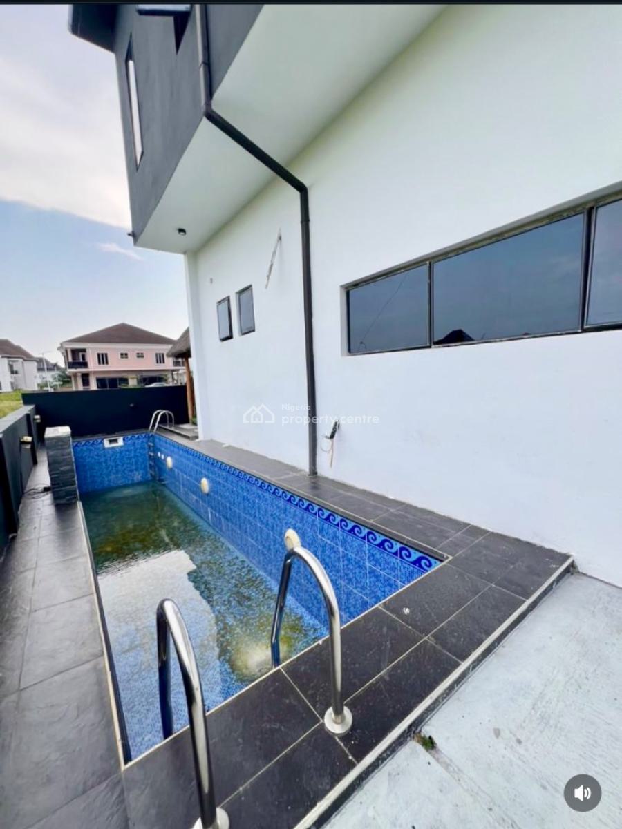 Exquisite 4 Bedroom Detached Duplex with Pool in a Secure Estate, Sangotedo, Ajah, Lagos, Detached Duplex for Sale