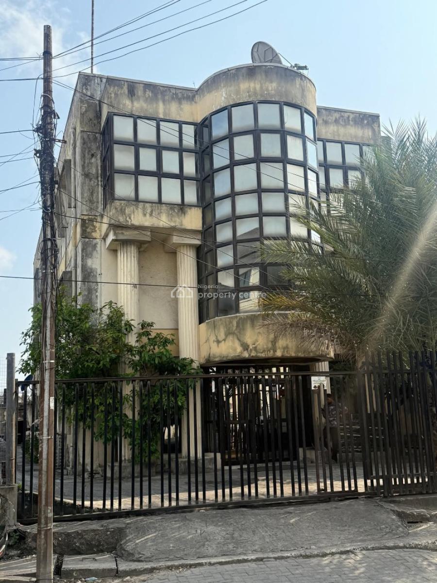 Solid 3 Floor Commercial Building on 900sqm, Norman Williams, Falomo, Ikoyi, Lagos, Office Space for Sale