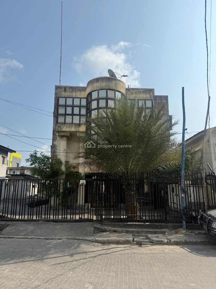 Solid 3 Floor Commercial Building on 900sqm, Norman Williams, Falomo, Ikoyi, Lagos, Office Space for Sale