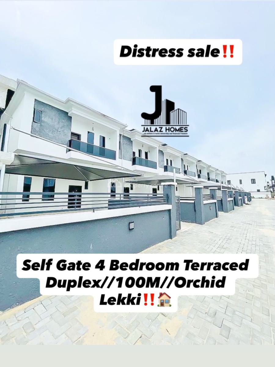 4 Bedroom Terraced Duplex Home, Lekki, Lagos, House for Sale