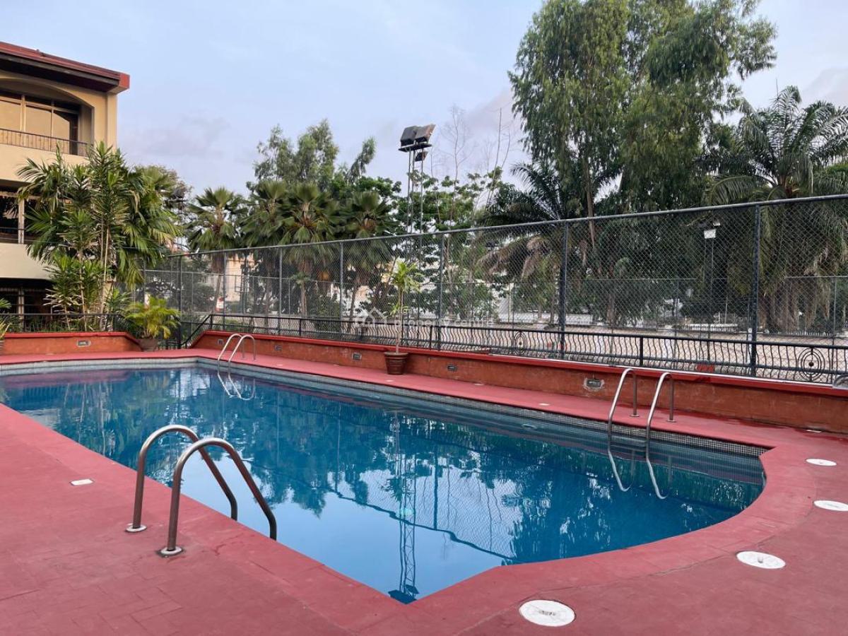 Luxury 5 Bedroom Terrace Duplex + Bq, Swimming Pool, Gym, Tennis Court, Ikoyi, Lagos, Terraced Duplex for Rent