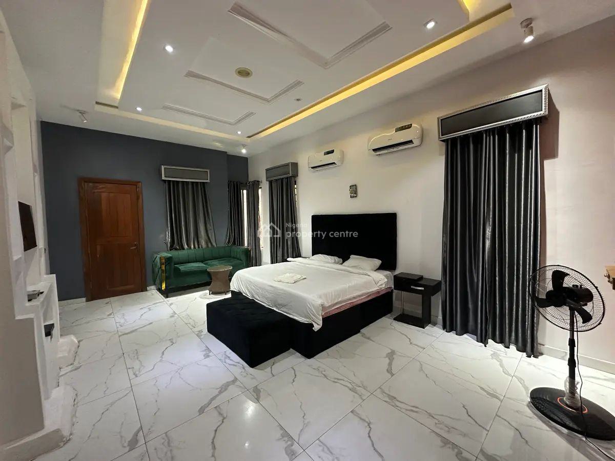 Well Detailed Built with a B Q, Ikate, Lekki, Lagos, Semi-detached Duplex for Rent