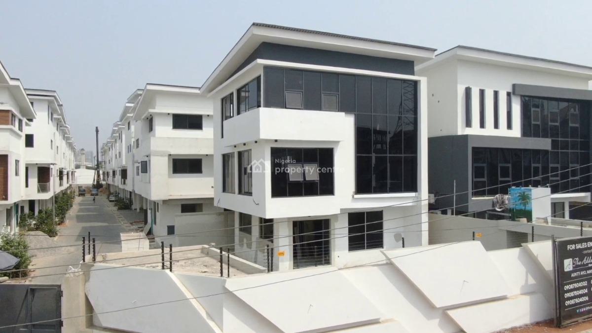 Decently Finished 4 Bedrooms Terraced Duplex with Gym, Bq and Swimming Pool, Off Awolowo Road, Old Ikoyi, Ikoyi, Lagos, Terraced Duplex for Rent