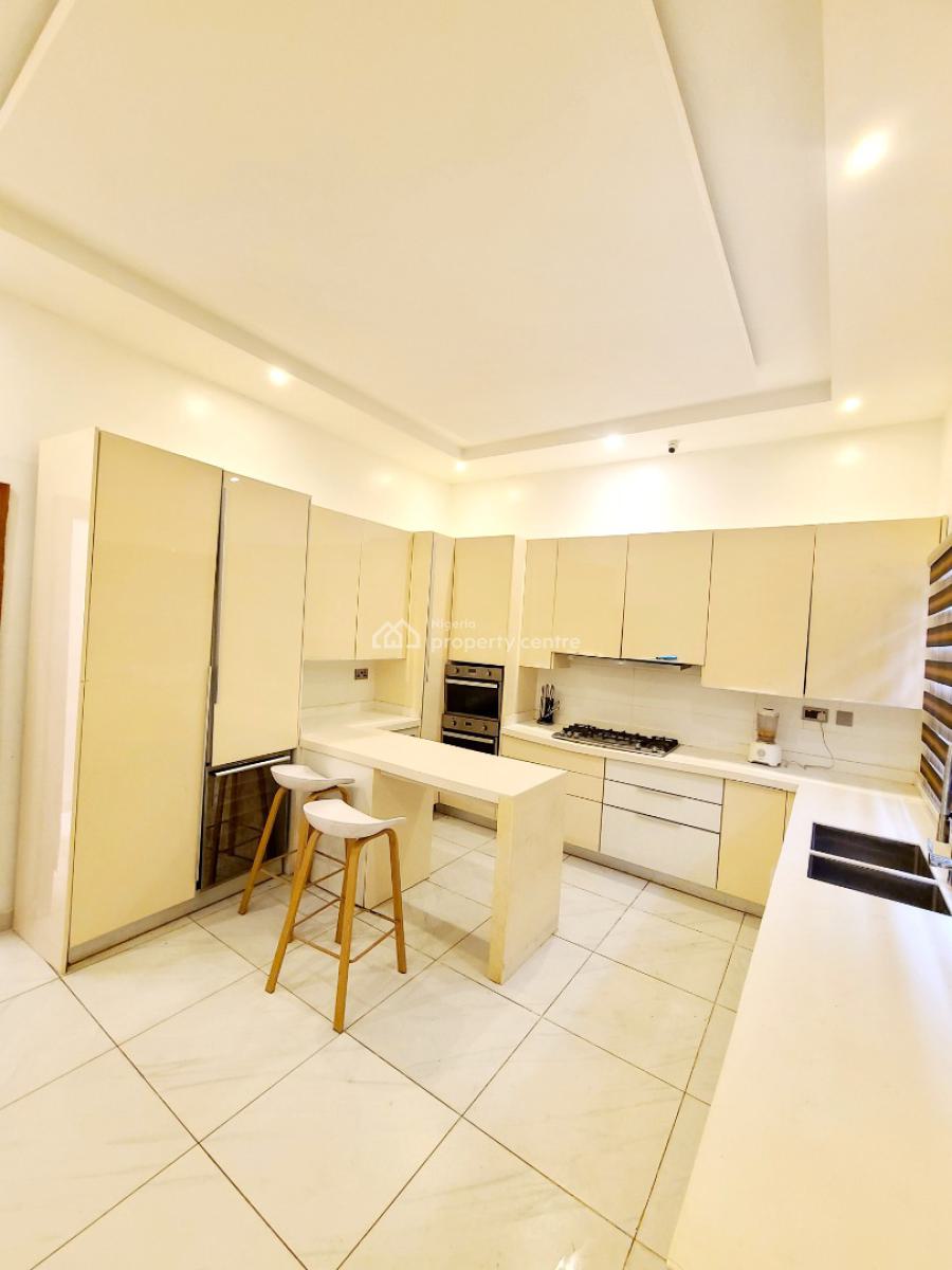 Exquisitely Furnished 5 Bedroom Detached Duplex with 1 Bq, Agungi Estate, Agungi, Lekki, Lagos, Detached Duplex for Rent