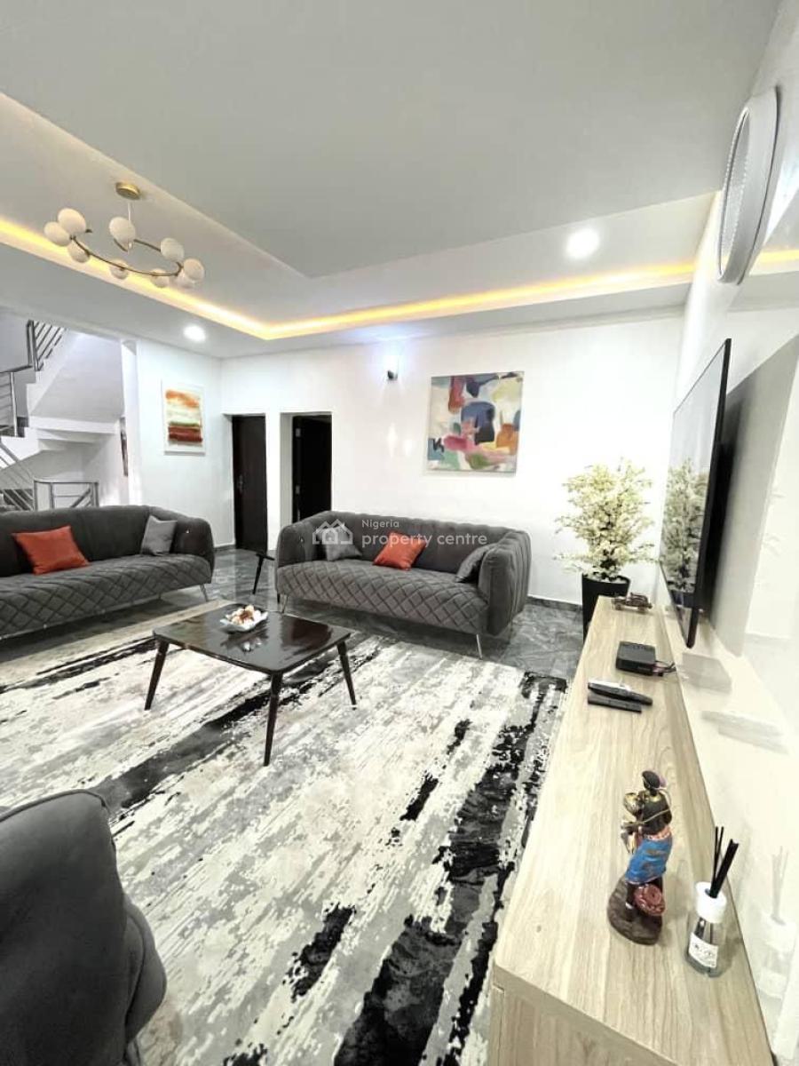 Luxury Fully Furnished 4 Bedroom Terrace Duplex with Bq Gen & Inverter, Wuye, Abuja, Terraced Duplex for Rent