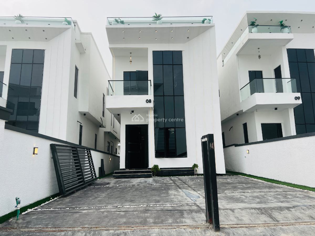 5 Bedroom Stand Alone Duplex with Pool, Chevron, Lekki Phase 2, Lekki, Lagos, Detached Duplex for Sale