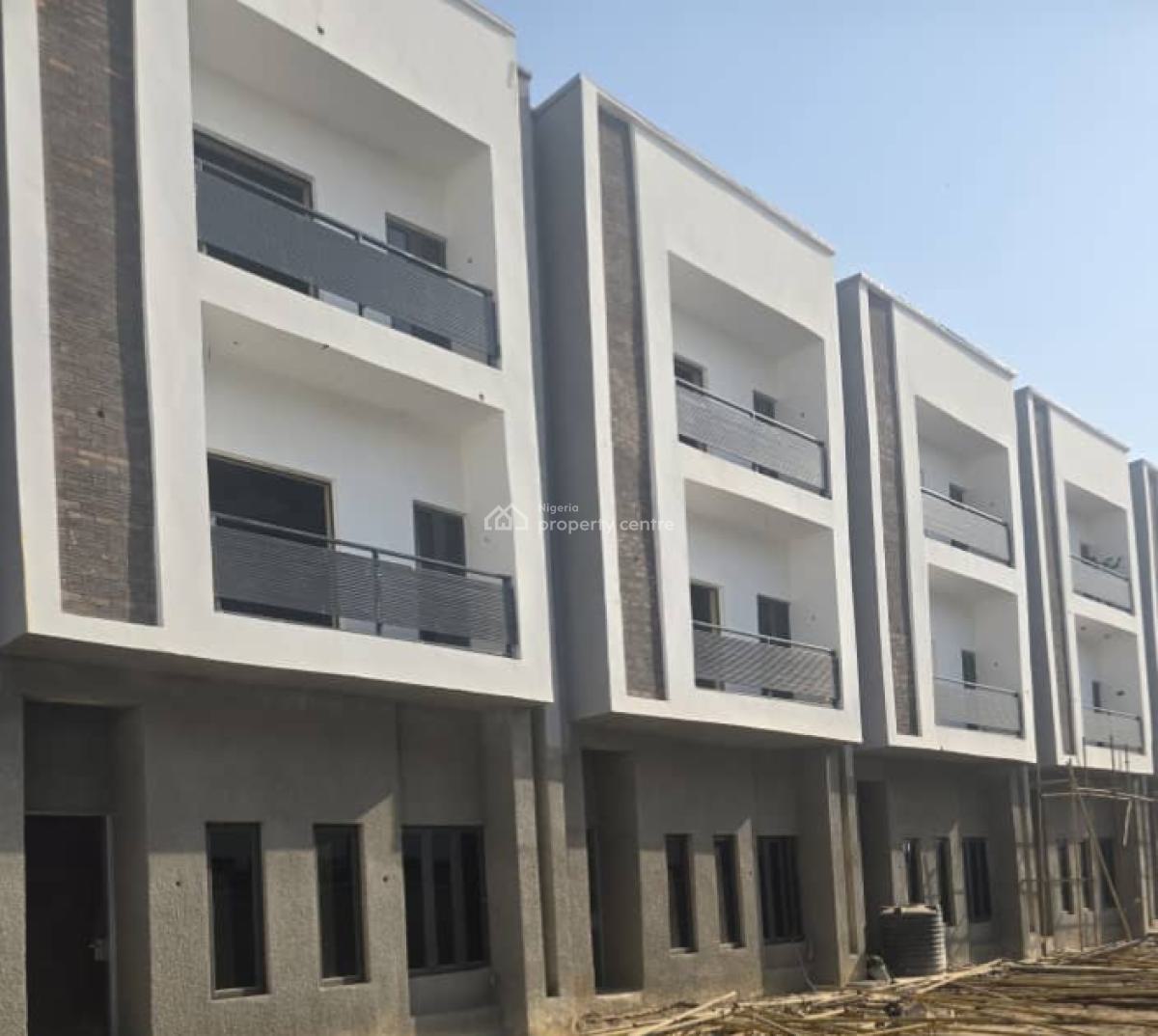 Exquisite 4-bedroom Terrace with Bq, By Gilmore, Jahi, Abuja, Terraced Duplex for Sale